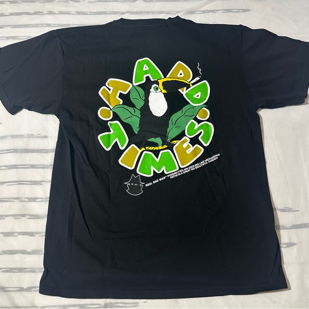 Real Bad Man Black Graphic T-Shirt Men’s Size Medium